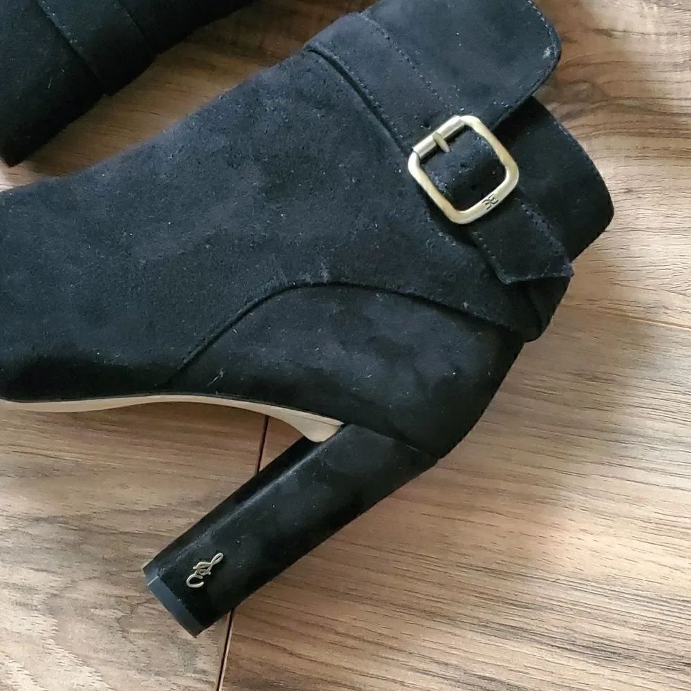 Sam Edelman | Suede "Rita" Booties - Picture 2 of 9